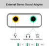 Auswaur Adaptador Audio A Usb Audio Virtual 7.1 Plateado 4
