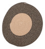 Tapete Redondo De Juta, Reversível, Retrô, Estilo Nórdico, E 6