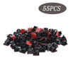 55pcs Clips De Cable Autoadhesivos, Organizador De Soporte D 4