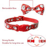 Collar De Navidad Para Perros Con Pajarita, Paquete De 2 Fie 1 Collar De Navidad Para Perros Con Pajarita, Paquete De 2 Fie 1