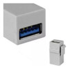 Kit 20 Conectores Keystone Usb 3.0 Branco 1