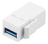 Kit 20 Conectores Keystone Usb 3.0 Branco 2