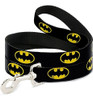Correa Del Animal Domestico De Buckledown Batman Shield Bla 0