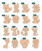 Formas Animales Para Pintar Fibro Fácil - Oferta! 2 Formas Animales Para Pintar Fibro Fácil - Oferta! 2