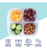 Easylunchboxes 4compartment Snack Box Contenedores De Comida 1