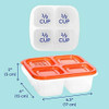 Easylunchboxes 4compartment Snack Box Contenedores De Comida 3
