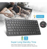 Teclado Inalámbrico, Tecknet Ultra Slim 2.4g Teclado Inalámb 4