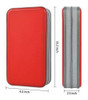 Porta Cd Dvd - Estuche Portatil - Capacidad 96u. - Rojo 2