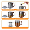 Infusor Colador Hojas De Té Malla Extrafina Para Taza Tetera 6