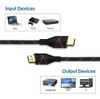 Cable Rankie Hdmi Pies, 4k Listo, Trenzado De Nylon 3 3