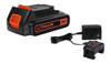 Black & Decker 20v Max Batería De Litio Y Cargador 0