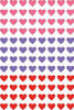 Sticker/calco A4 Resistente Al Agua Corazoncitos 0