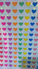 Sticker/calco A4 Resistente Al Agua Corazoncitos 1
