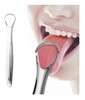 Limpiador De Lengua En Acero Inoxidable Raspador Lingual 0