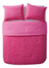 Vcny Rose Fur 2-piece Comforter Set, Twin, Rosa 2 Vcny Rose Fur 2-piece Comforter Set, Twin, Rosa 2
