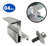 Fixador Grampo Final End Clamp Linha C Placa Solar Kit 04 Un 2