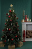 Bolas De Navidad Cristal Dn Deconation Rojas 3 Diseños X9 2