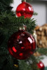 Bolas De Navidad Cristal Dn Deconation Rojas 3 Diseños X9 5