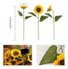 6pcs Flores De Girasol Artificiales Girasoles Falsos De Seda 1