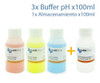 Medidores Ph Kit De Buffer P/ Calibración + Almacenamiento 0