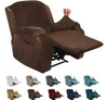 Maxijin Velvet 4 Piezas Recliner Cover Stretch Plush Soft Co 0