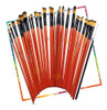 Set 25 Pinceles Artistico Profesional Oleo Acrilico Acuarela 0