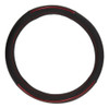 Cubrevolante Universal Diam 38 Classic  Negro Rojo 3