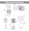 Conector Ethernet Rj45, Conector De Cable De Red De Aviacion 1