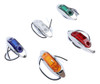 Marcador Lateral De Barco, 5 Peças, Led, Vermelho, Amarelo, 2