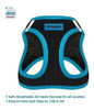 Pretal Arnes + Correa P/gatos Y Perros Talle M - Negro+a 1 Pretal Arnes + Correa P/gatos Y Perros Talle M - Negro+a 1