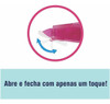 Kit 03 Fitas Corretiva Rosa Retrátil 5mmx6m + Refil Pentel 3