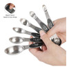 Cucharas De Medir Magnéticas Acero Inoxidable, 6 Piezas 1