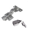 Bisagra Push Hafele 3d (4 Un) + Reten Puerta (2 Un) Codo 10 0