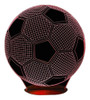 Lampara De Luz 3d Night Illusion Soccer Con 7 Colores Cambi 3