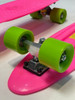 Skate Patineta Mini Longboard Plena Fucsia 2