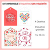 Kit Imprimible Etiquetas San Valentin Dia De Los Enamorados 3