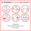 Kit Imprimible Etiquetas San Valentin Dia De Los Enamorados 4