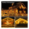 Ollny Luces De Navidad Para Exteriores, 306 Led, 25 Pies, Lu 5