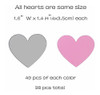 Vinilo Decorativo Pared [7r8pfy31] Corazones 3