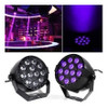 Foco Led Tacho Luz Negra Dmx Fiestas Fluor Control Remoto 2