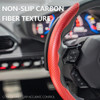 Funda Para Volante De Fibra De Carbono, Seguro Y Antidesliza 4