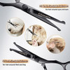 Set De Tijeras Profesional Para Peluqueria Canina Negro 4
