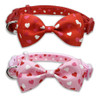 Collar De Perro Del Día De San Valentín Con Pajarita, Collar 0