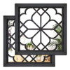 Wocred 2 Pcs Espejo De Pared Cuadrado, Magnífico Espejo De A 0