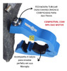 Trava Moto De Punho Tecklock Anti Furto Acelerador Azul 1