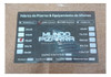 Pizarra Pizarron Corcho Pin Chinche Marco Metal 40x60 2