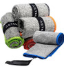 Toalla Gimnasio Secado Rápido Microfibra Unisex Set X 5 Gris 6