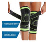 Joelheira De Compressão Esportiva Elástica  Com Elastico 3