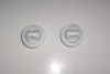 6 Perillas Domec Blanca  Bisagras Burlete 44x25 1