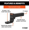 Curt Manufacturing Curt 45336 Class 4 Ball Mount 2